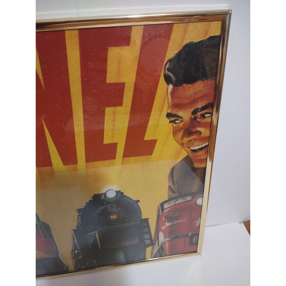 LIONEL RAILROAD "FATHER & SON" SIGN / Train Wall Collectible Decorations 16 x 20 - Picture 4 of 15